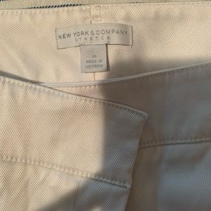 White Capri size 14 New York and Company
